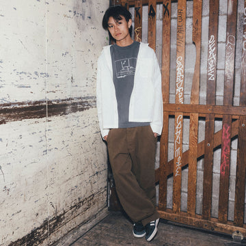 CCS Wide Leg Chino Pants - Brown