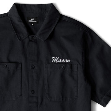 CCS Custom Embroidered Work Shirt - Black