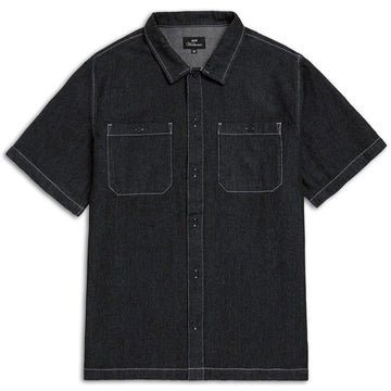 CCS Custom Embroidered Work Shirt - Black Denim