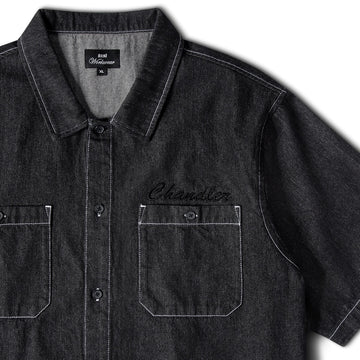CCS Custom Embroidered Work Shirt - Black Denim