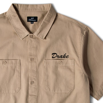 CCS Custom Embroidered Work Shirt - Khaki
