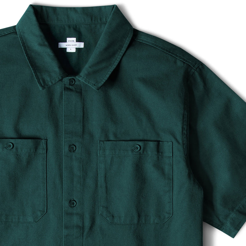 CCS Heavy Cotton Work Shirt - Hunter Green