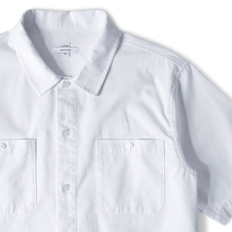 CCS Heavy Cotton Work Shirt - White