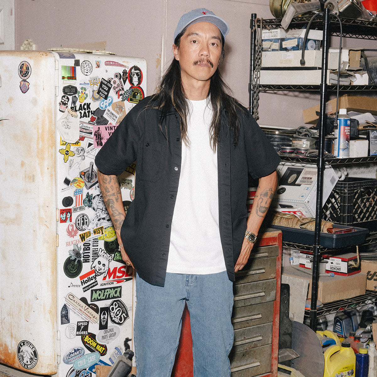 CCS Heavy Cotton Work Shirt - Black image 2