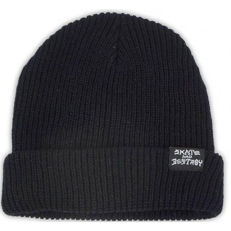 Thrasher Skate And Destroy Beanie - Black