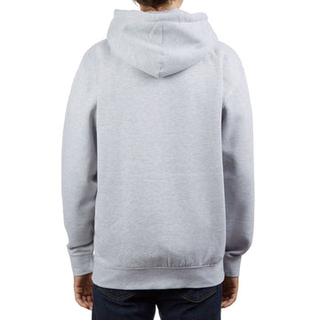Thrasher Logo Zip Up Hoodie - Grey
