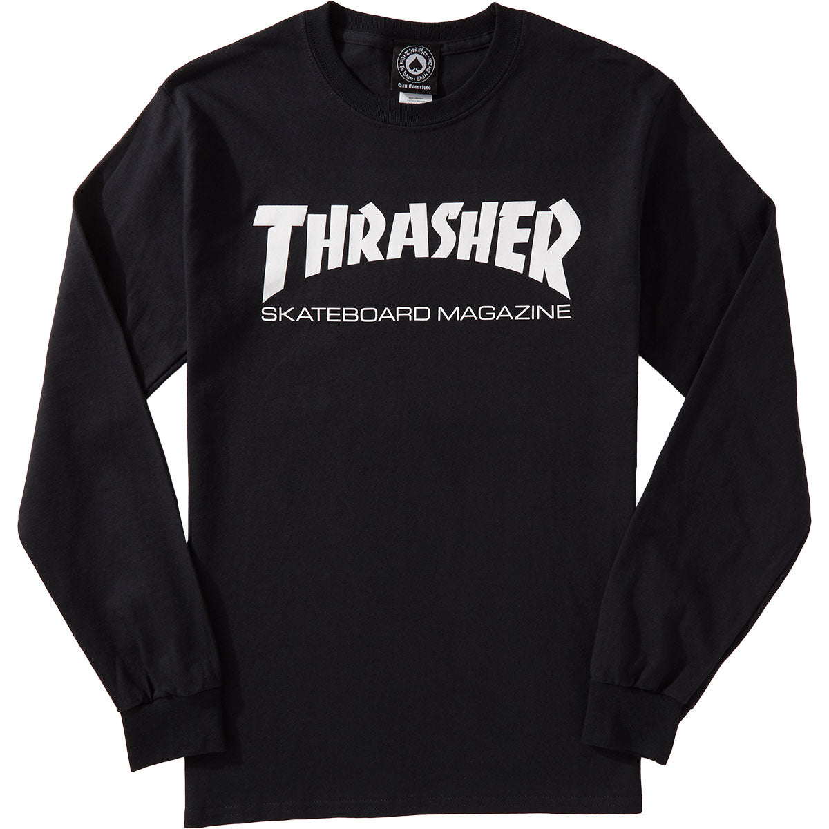 Thrasher Skate Mag Long Sleeve T-Shirt - Black image 1