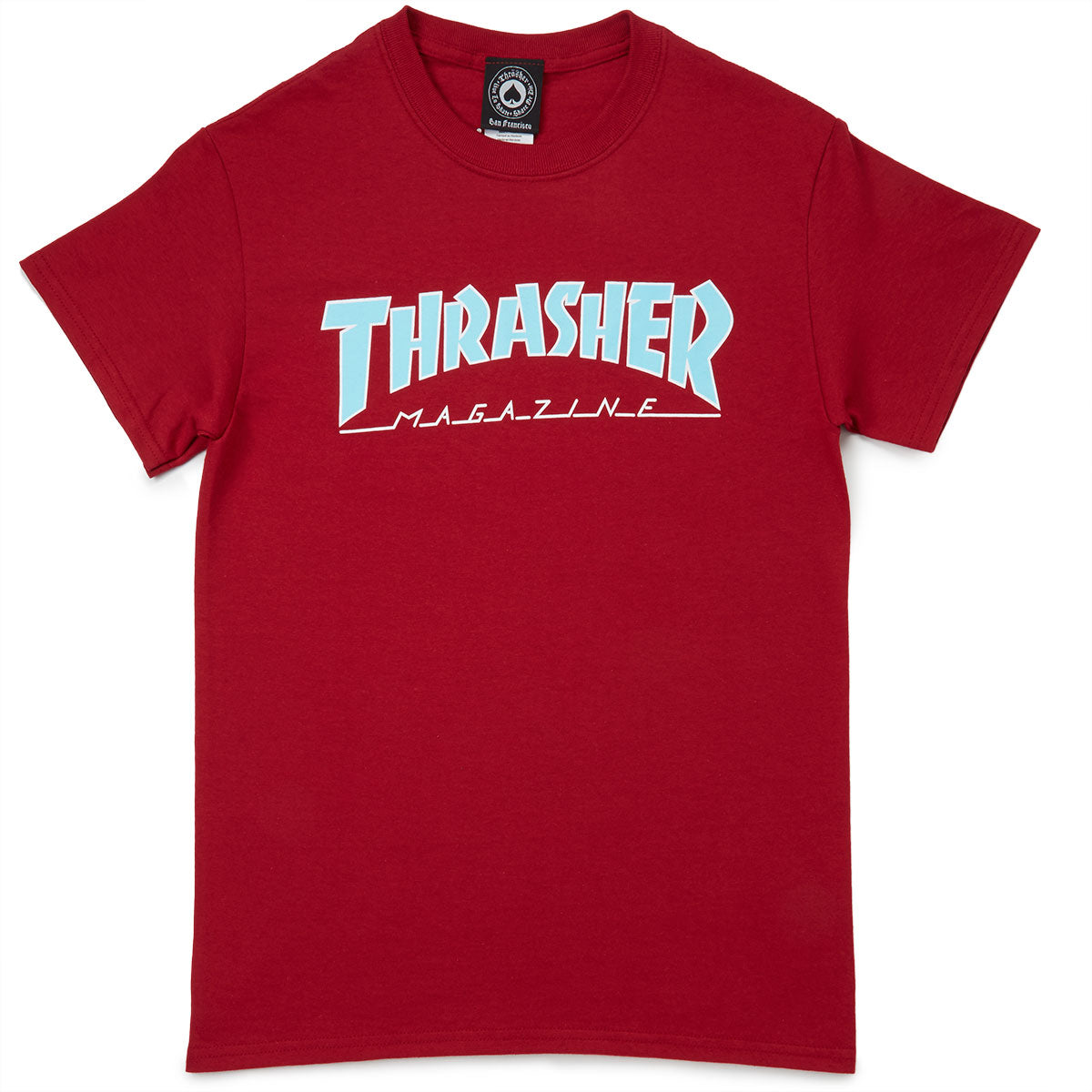 Thrasher Outlined T-Shirt - Cardinal image 1