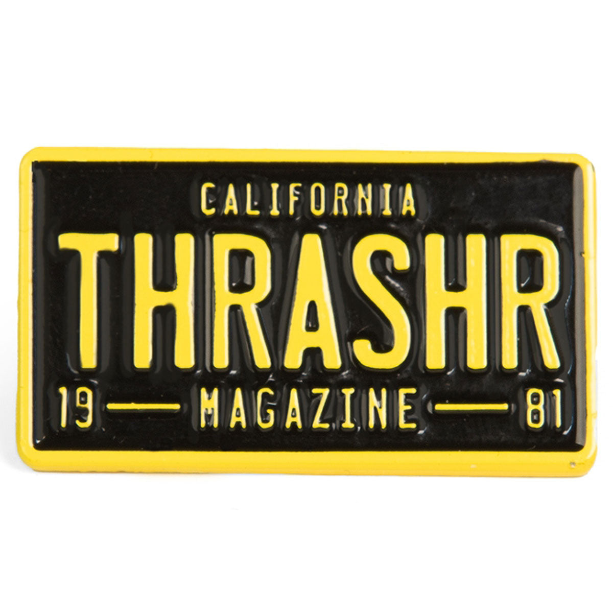 Thrasher License Plate Lapel Pin image 1