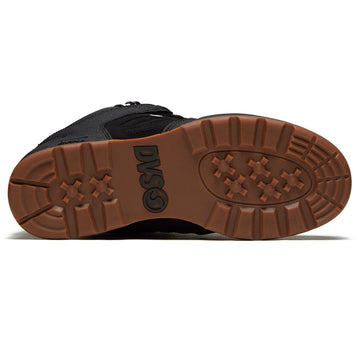 DVS Militia Boots - Black/Black/Gum/Nubuck