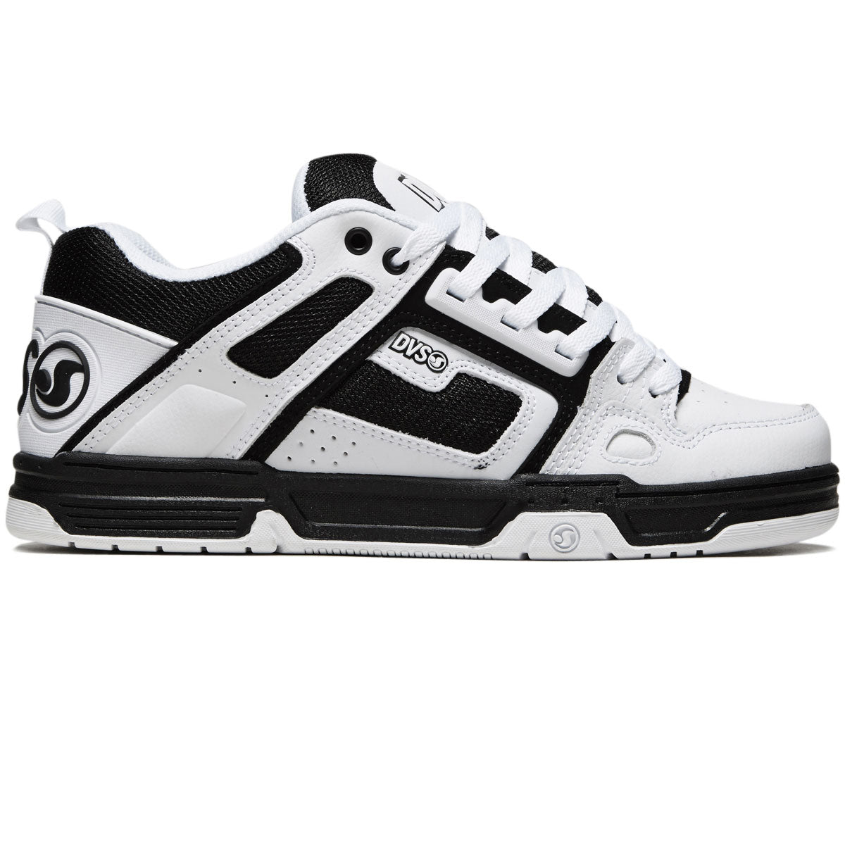 DVS Comanche Shoes - White/Black/White Leather image 1