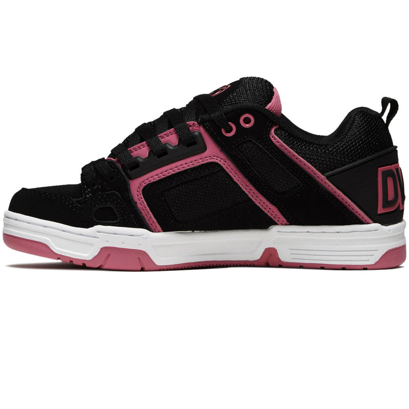DVS Womens Comanche Shoes - Black/Pink/White/Nubuck