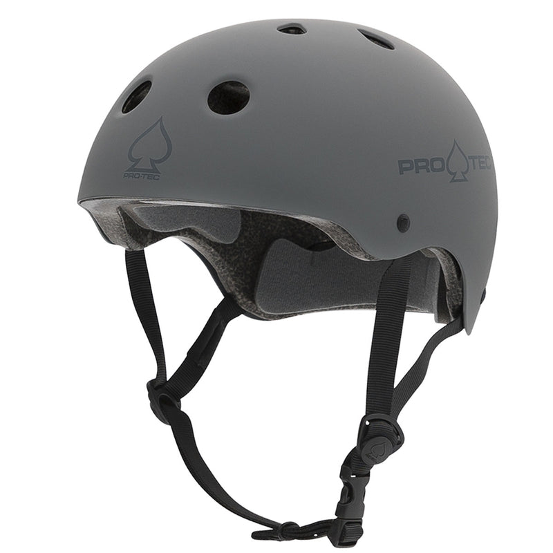 ProTec The Classic Certified Matte Helmet - Matte Gray