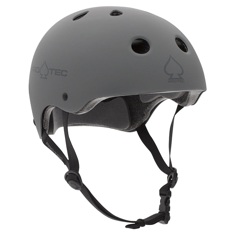 ProTec The Classic Certified Matte Helmet - Matte Gray