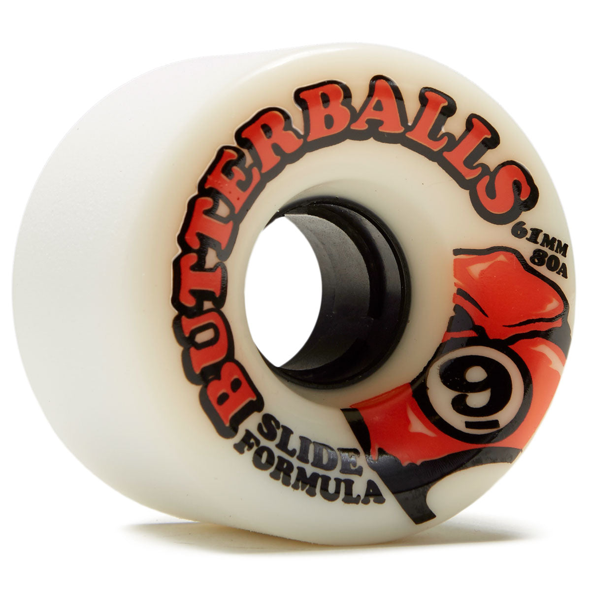 Sector 9 Butterballs 80a Longboard Wheels - White - 61mm image 1