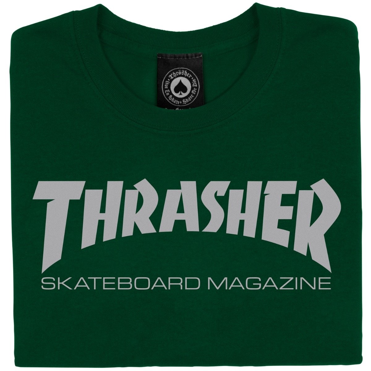 Thrasher Skate Mag T-Shirt - Green/Grey image 2