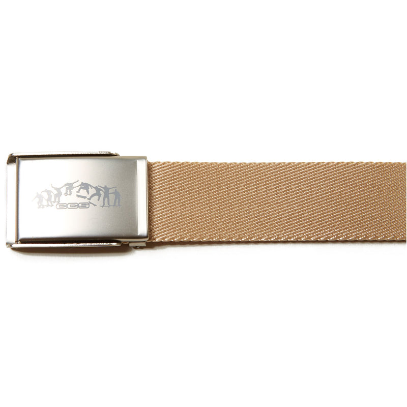CCS Silver Kickflip Buckle Belt - Tan
