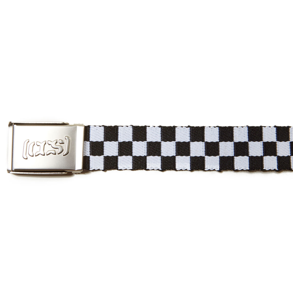 CCS Silver Logo Buckle Belt - Checkerboard image 3