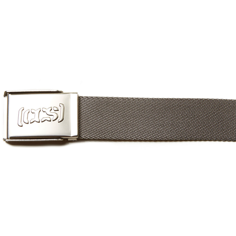 CCS Silver Logo Buckle Belt - Grey