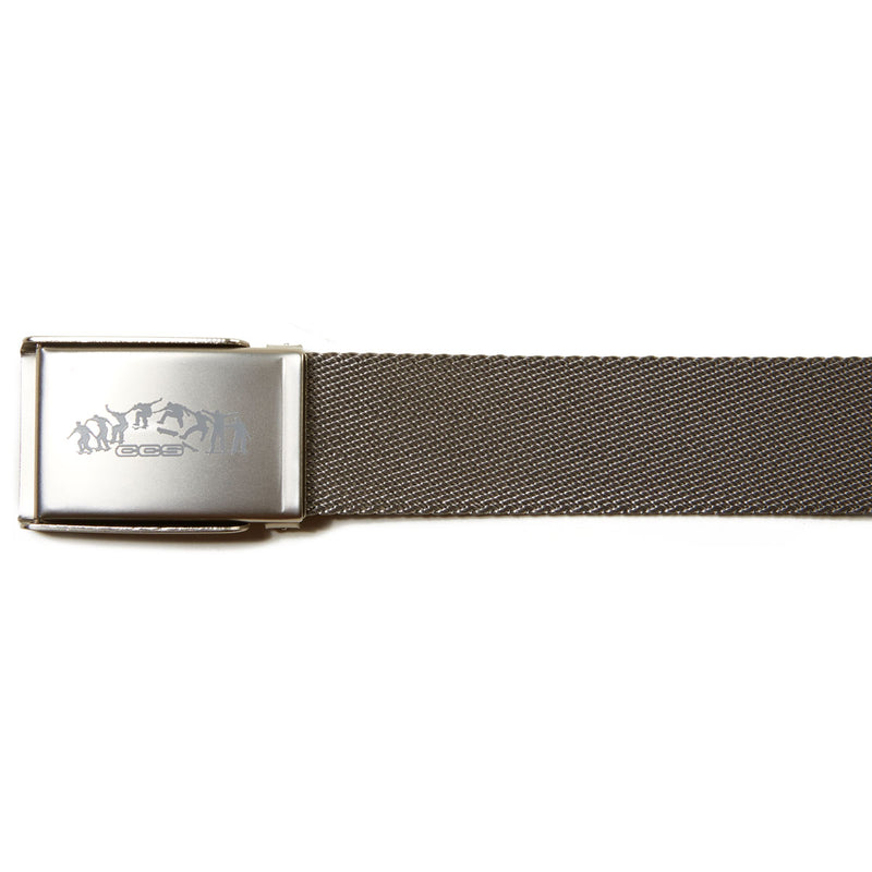 CCS Silver Kickflip Buckle Belt - Grey