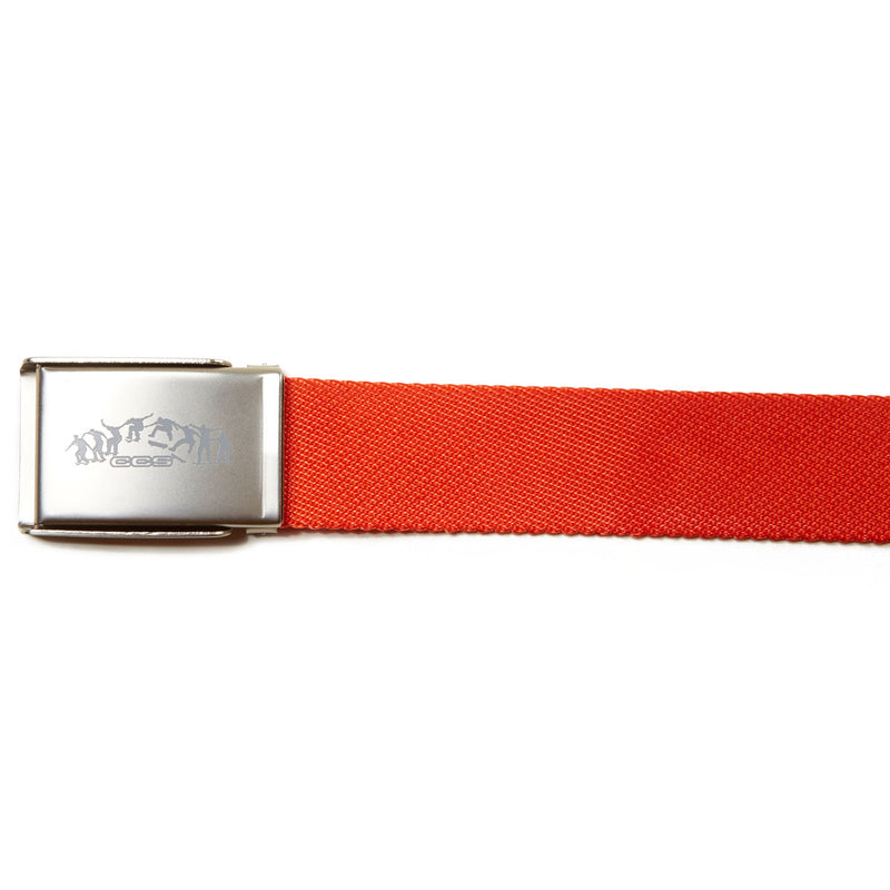 CCS Silver Kickflip Buckle Belt - Orange