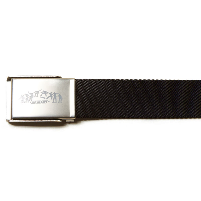 CCS Silver Kickflip Buckle Belt - Black