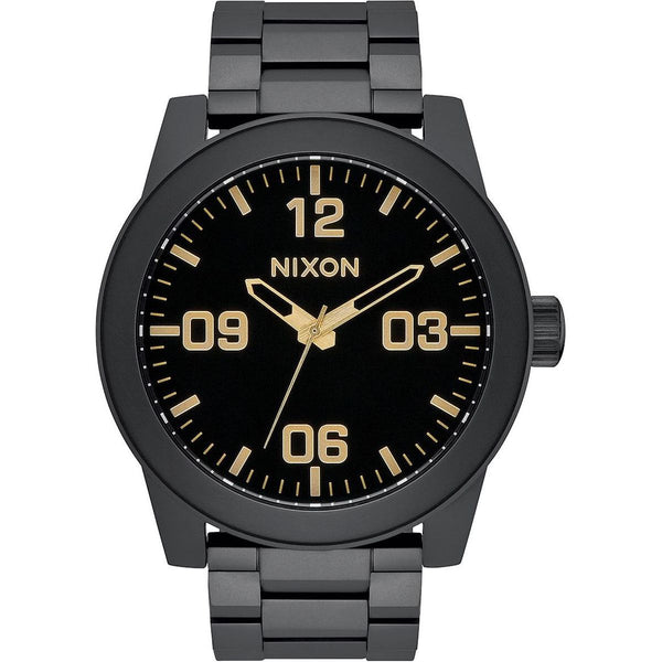 Corporal Stainless Steel Nixon Watch Corporal Stainless Steel Watch | Yellow Gold / Black | Men main image 2