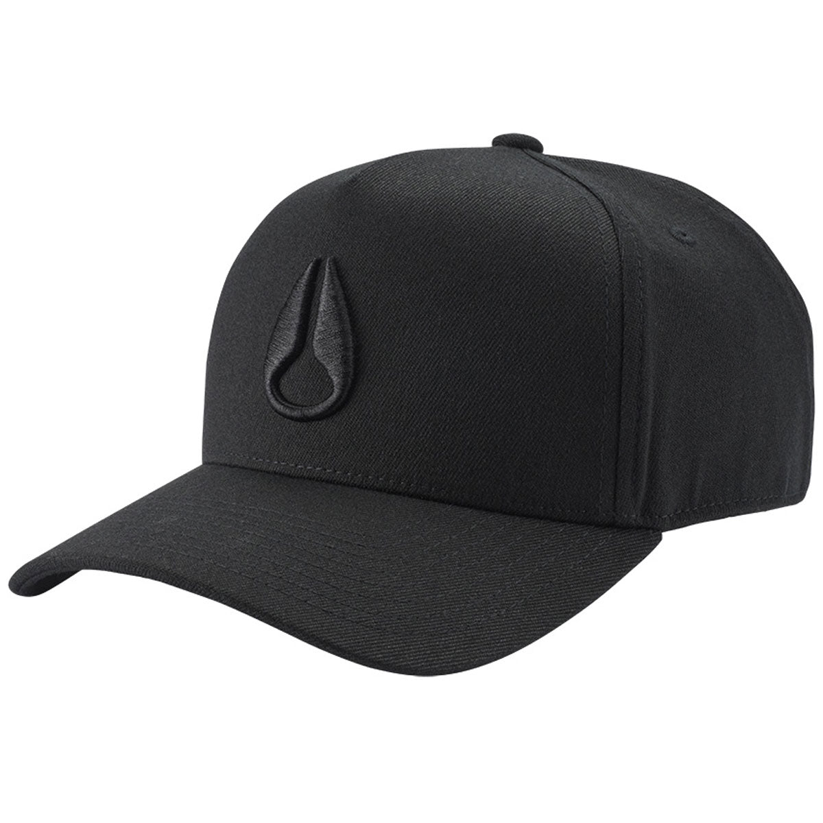 Nixon Deep Down Athletic Snapback Hat - All Black/Black image 1