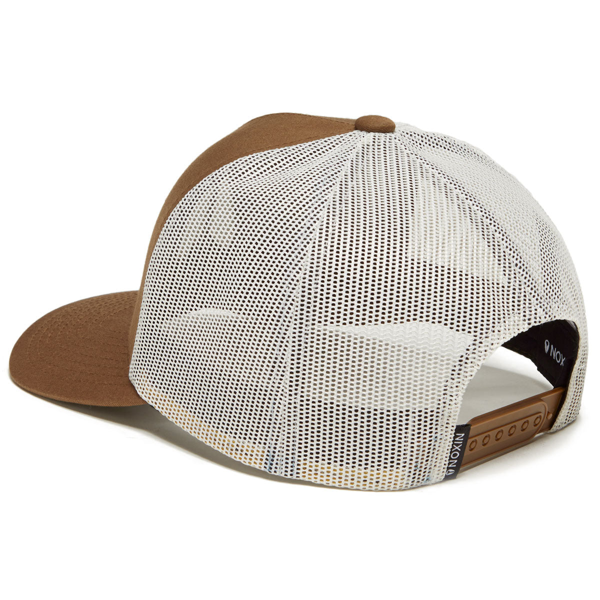 Nixon Iconed Trucker Hat - Brown/Off White image 2