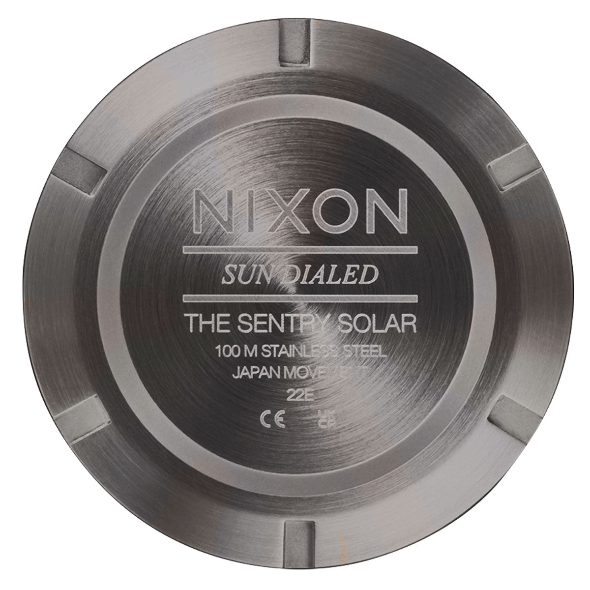 Nixon Sentry Solar Stainless Steel Watch - Gunmetal image 5
