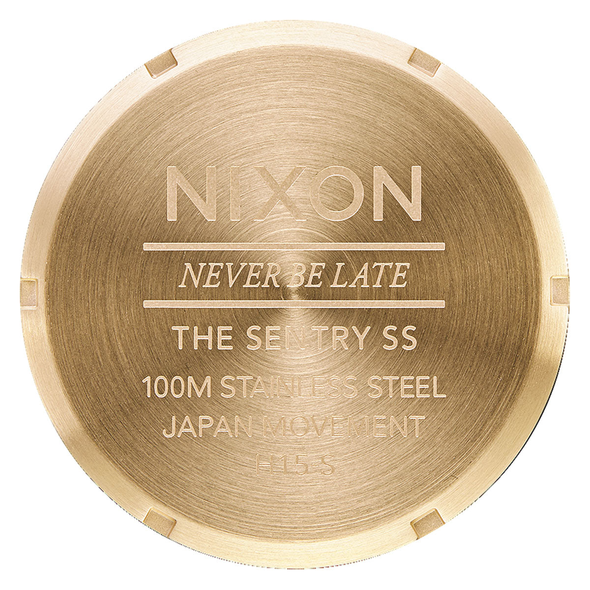 Nixon Sentry Stainless Steel Watch - Oxblood Sunray/Gold image 4