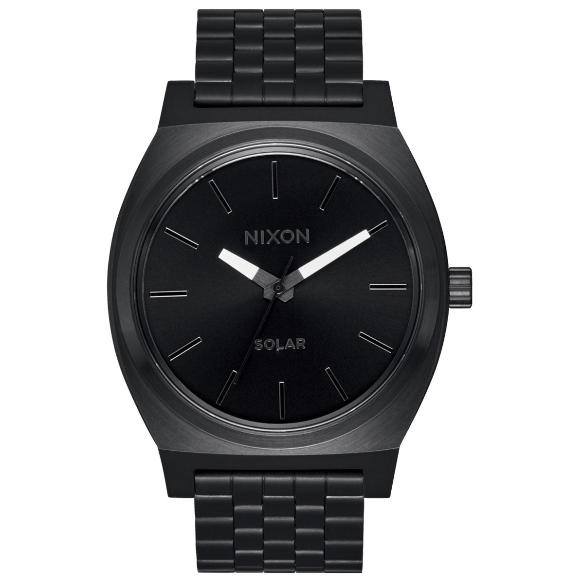 Nixon Time Teller Solar Watch - All Black/White image 1