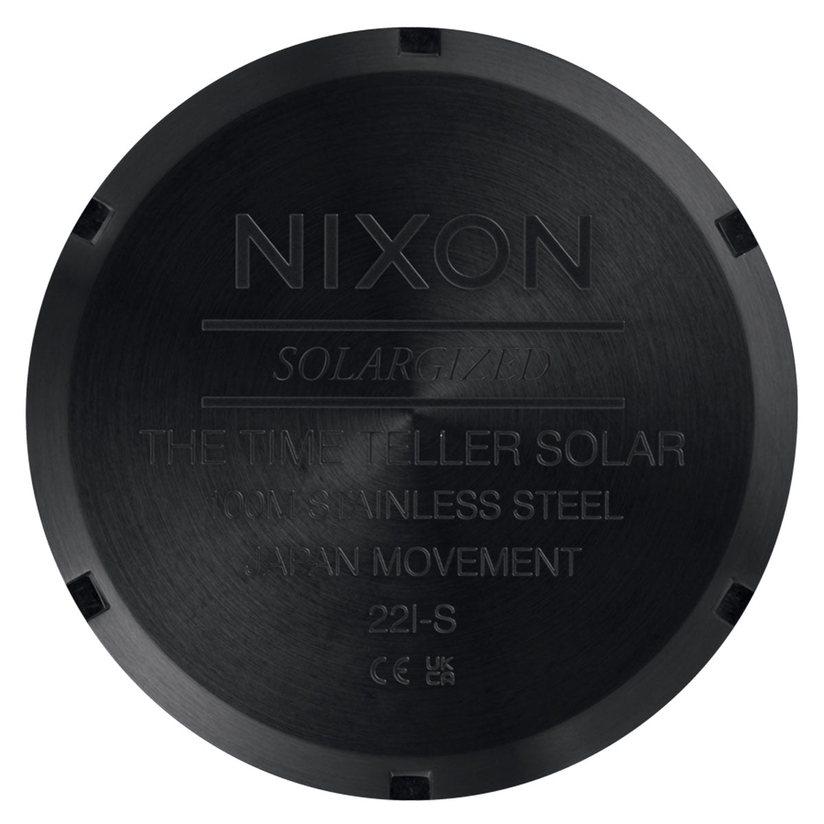 Nixon Time Teller Solar Watch - All Black/White image 5
