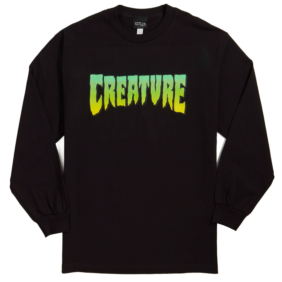 Creature Logo Long Sleeve T-Shirt - Black image 1