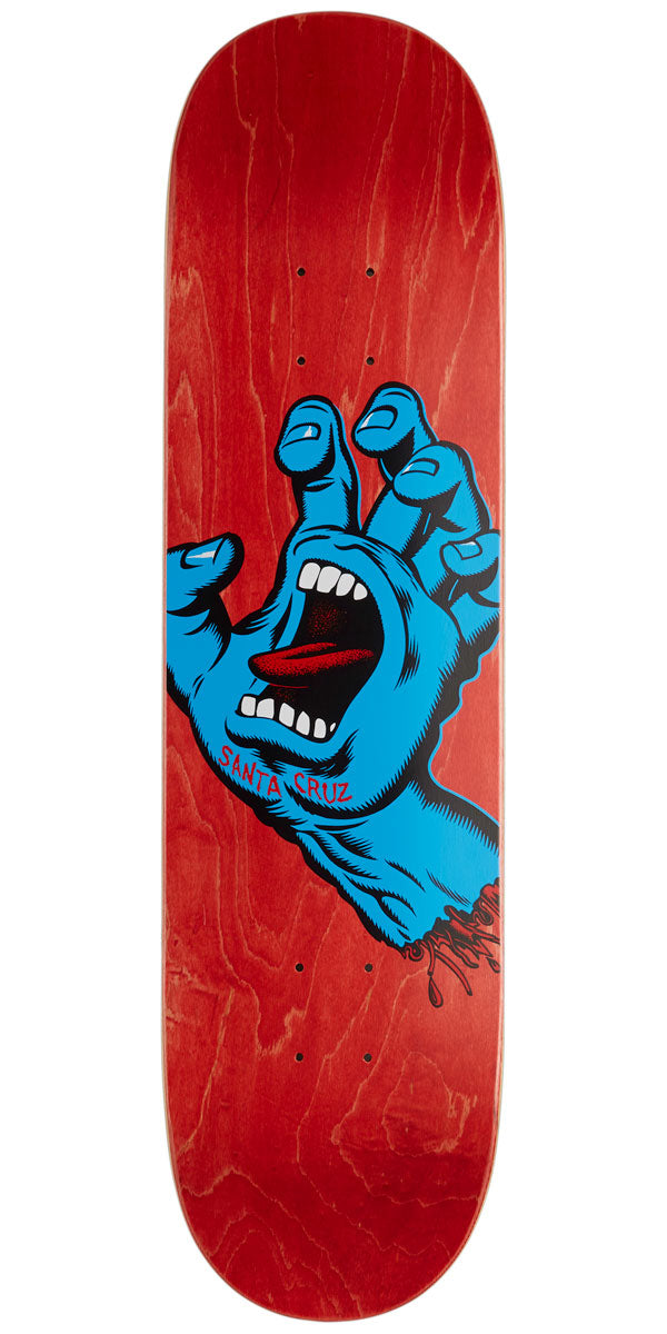 Santa Cruz Screaming Hand Skateboard Deck - 8.00