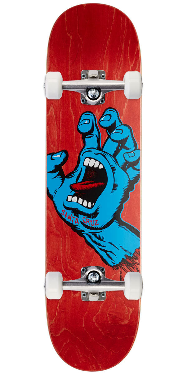 Santa Cruz Screaming Hand Skateboard Complete - 8.00