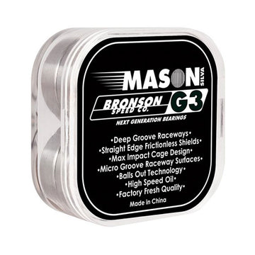 Bronson Mason Silva Pro G3 Bearings - Black