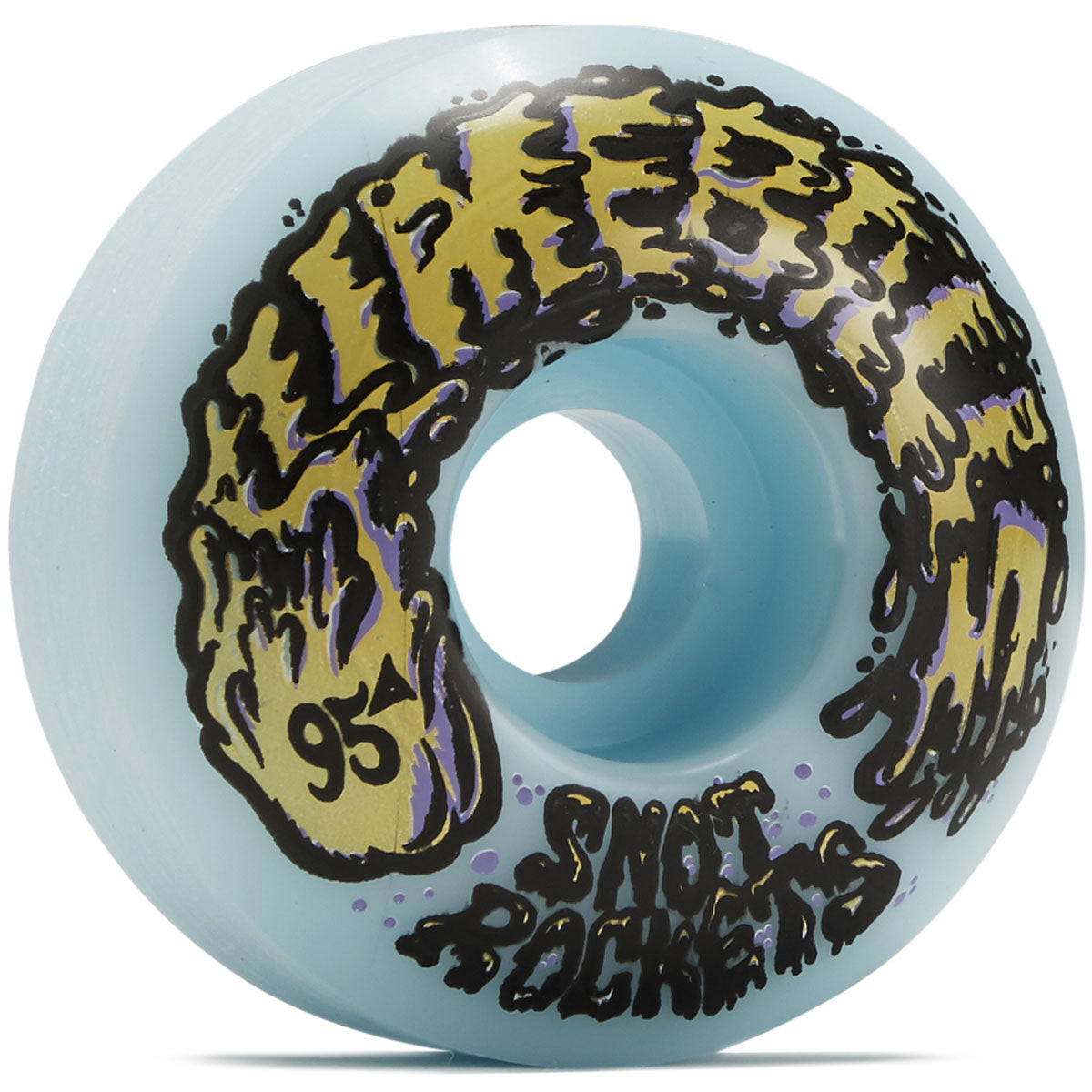 Slime Balls Snot Rockets 95a Skateboard Wheels - Pastel Blue - 53mm image 1