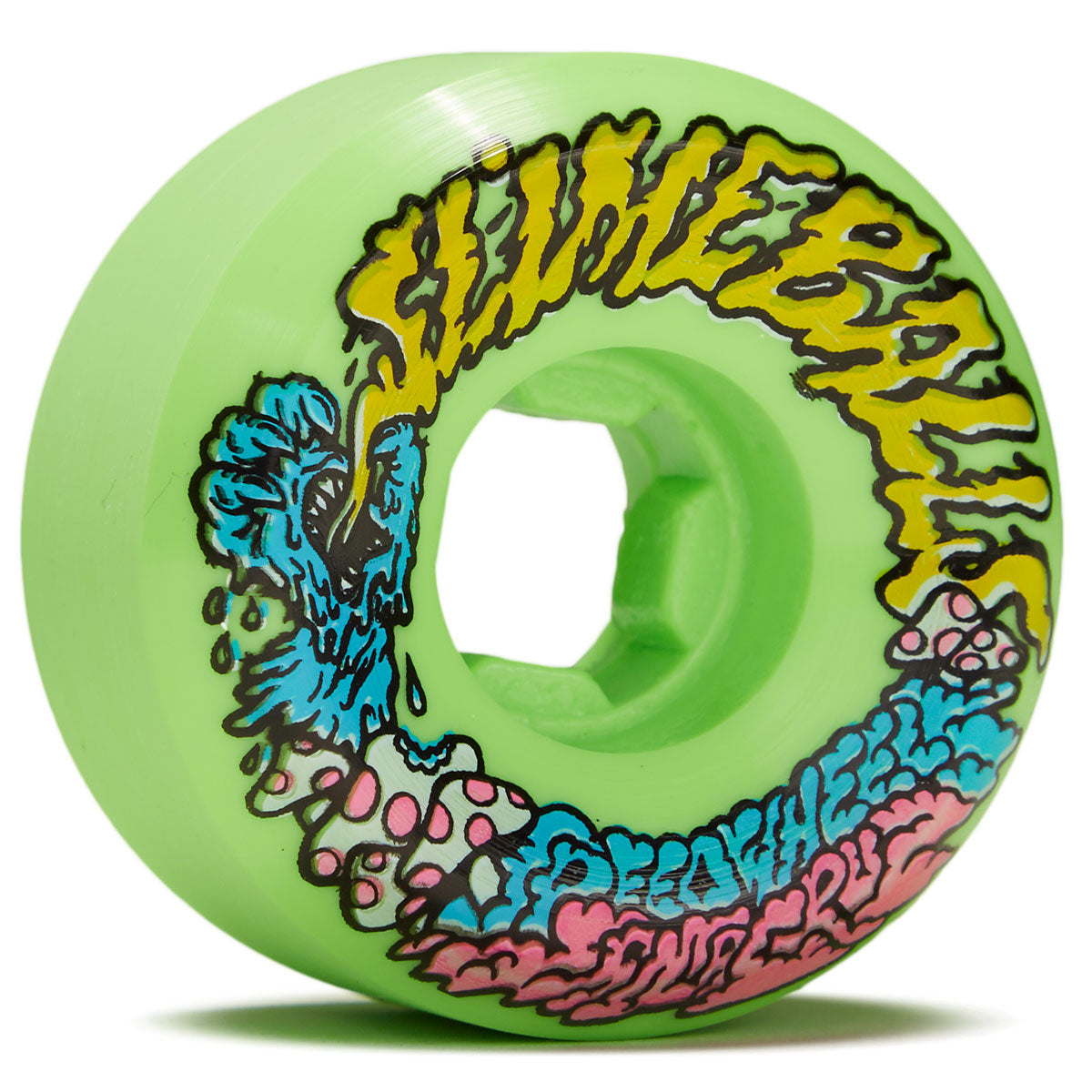 Slime Balls Vomit Mini 97a Skateboard Wheels - Green/Green - 53mm image 1