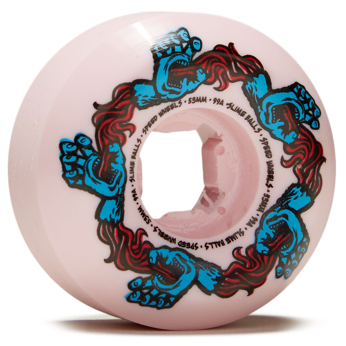 Slime Balls Infinity Hand Speed Balls 99a Skateboard Wheels - Pink - 53mm image 1