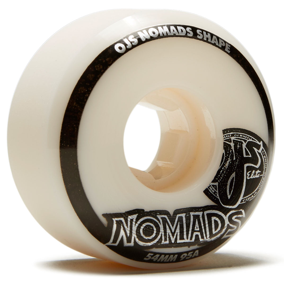 OJ Elite Nomads 95a Skateboard Wheels - White - 54mm image 1