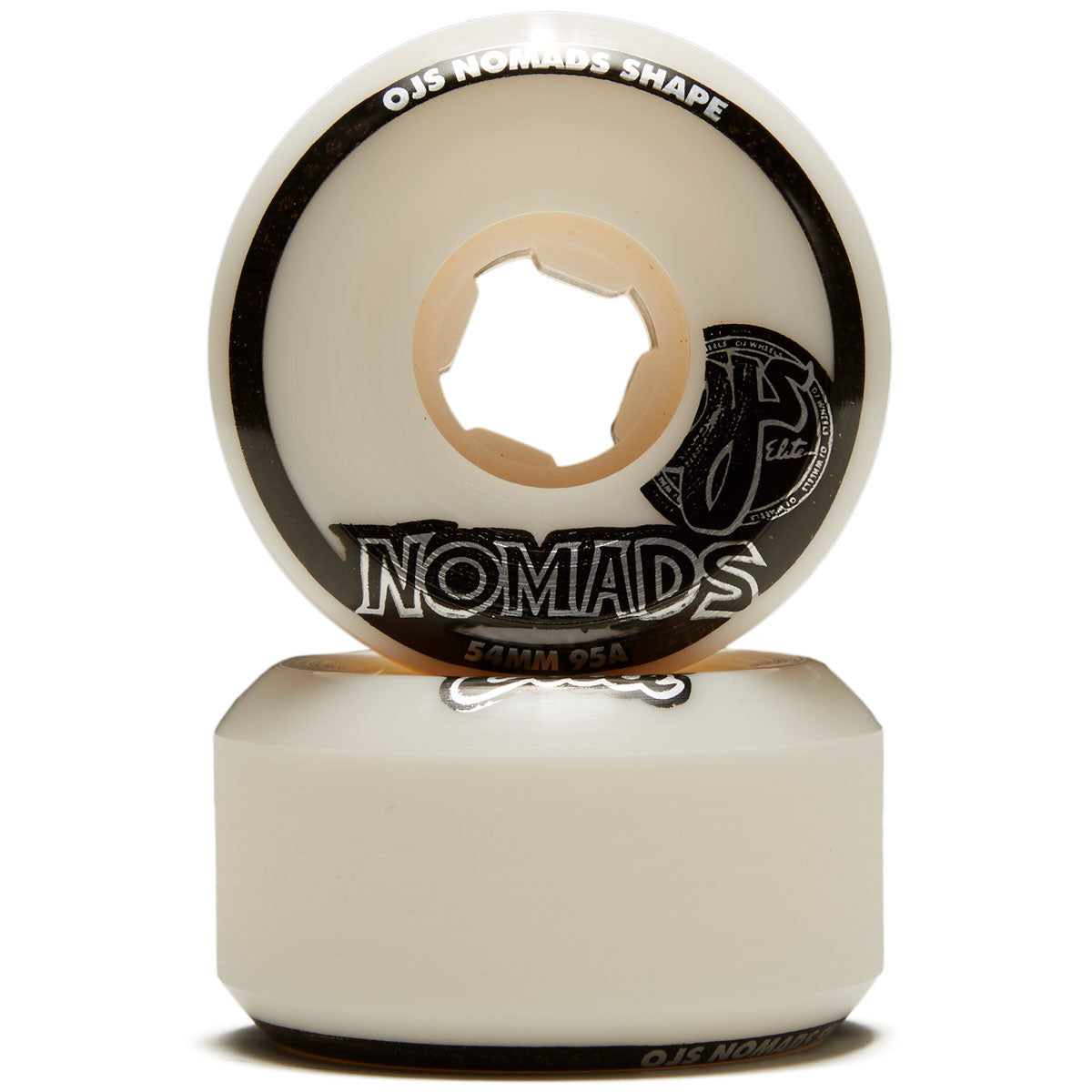 OJ Elite Nomads 95a Skateboard Wheels - White - 54mm image 2