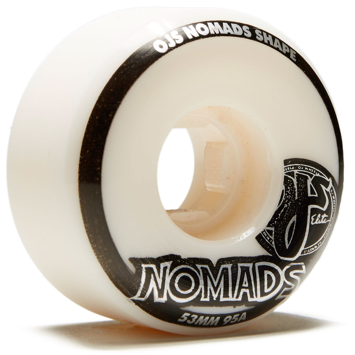 OJ Elite Nomads 95a Skateboard Wheels - White - 53mm image 1
