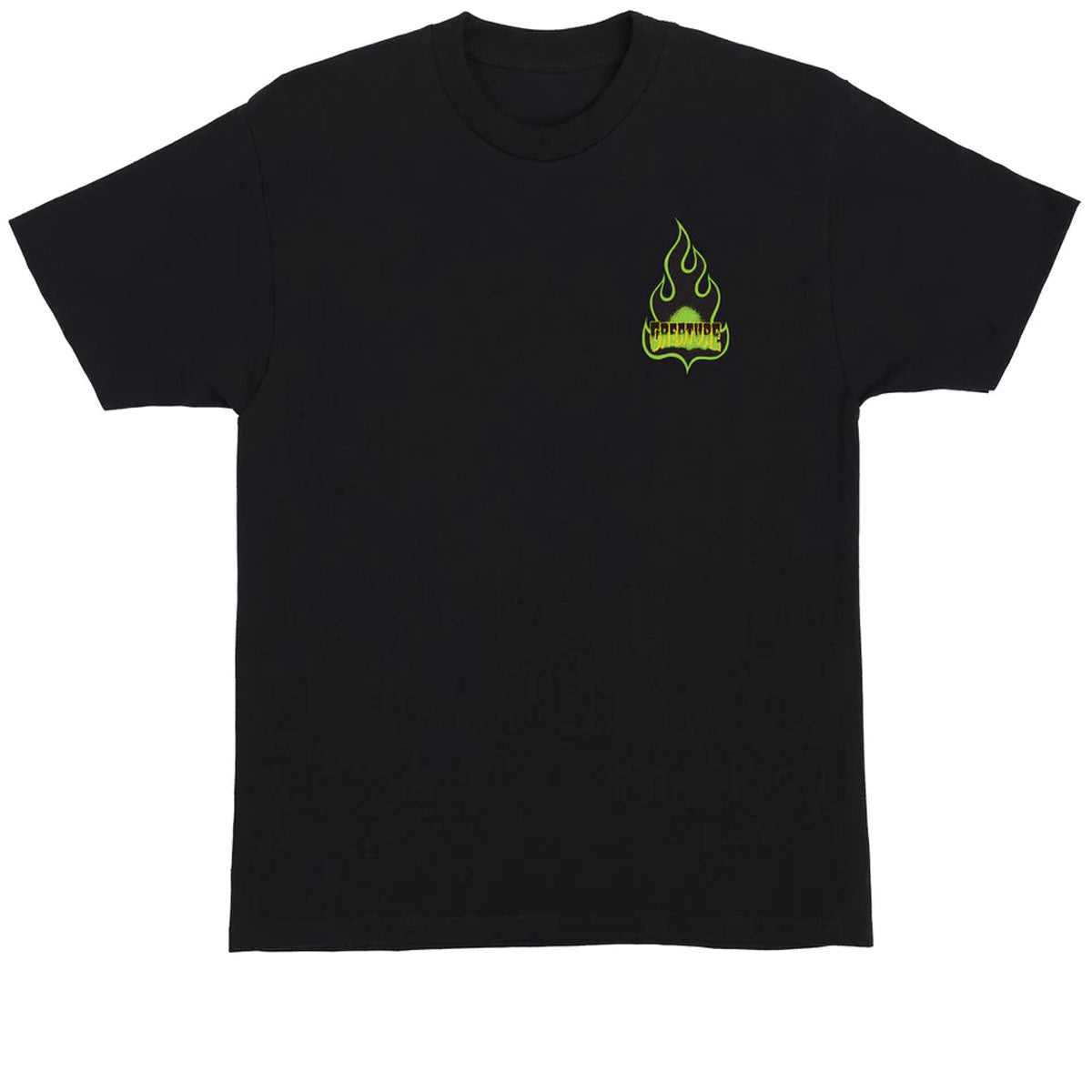 Creature Logo Flame T-Shirt - Black image 1
