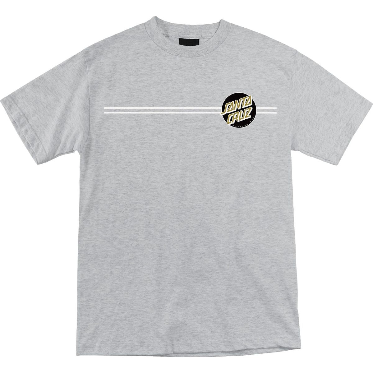 Santa Cruz Other Dot T-Shirt - Heather Grey/Black/Gold image 1