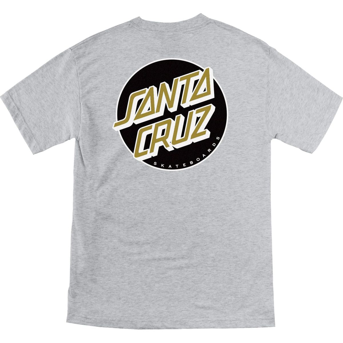 Santa Cruz Other Dot T-Shirt - Heather Grey/Black/Gold image 2