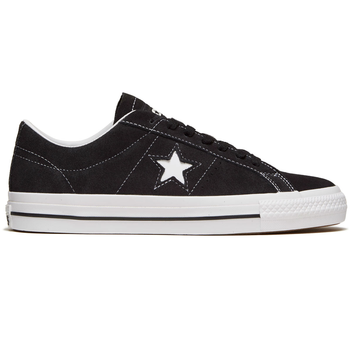 Converse One Star Pro Ox Shoes - Black/Black/White – CCS