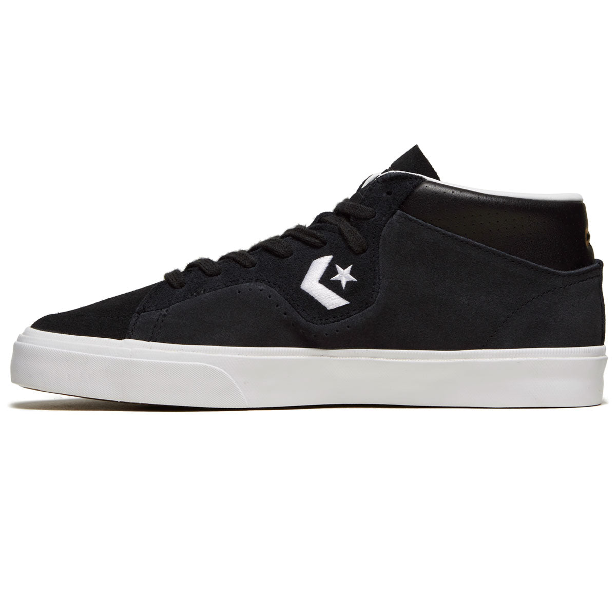 Converse Louie Lopez Pro Mid Shoes - Black/Black/White image 2