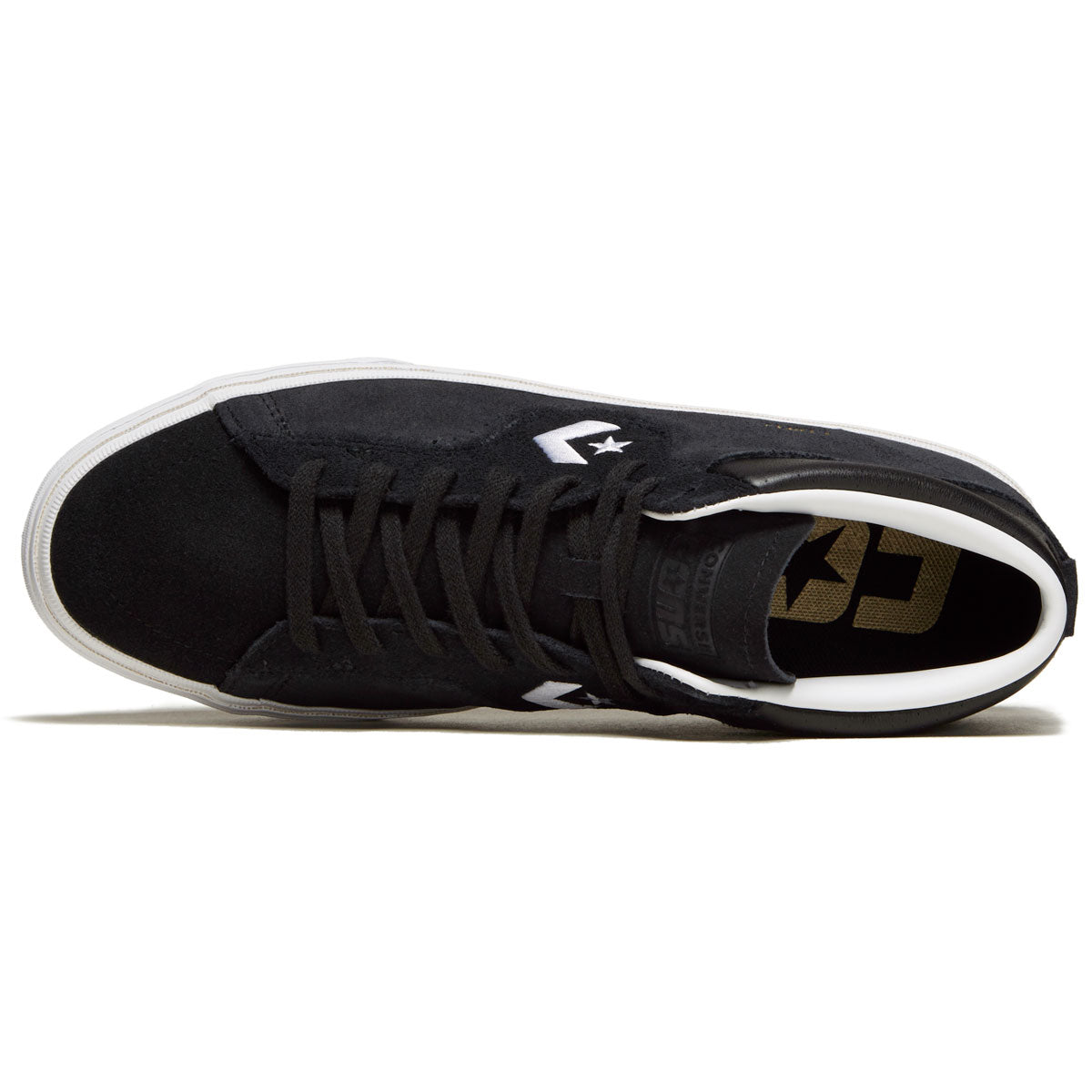 Converse Louie Lopez Pro Mid Shoes - Black/Black/White image 3