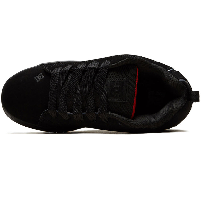 DC Court Graffik Shoes - Black/Red